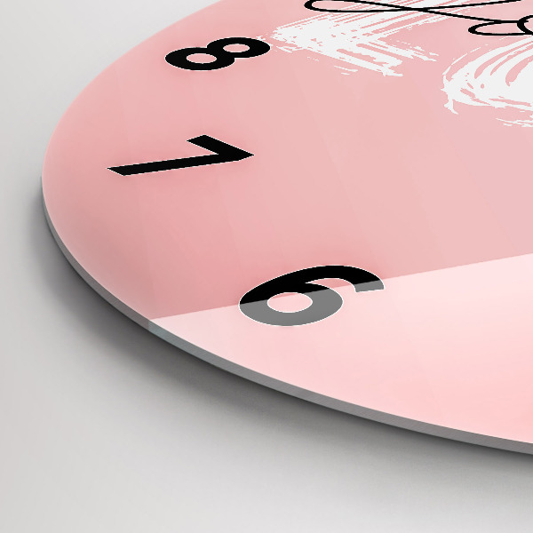 Orologio rotondo La scritta Ama te stesso