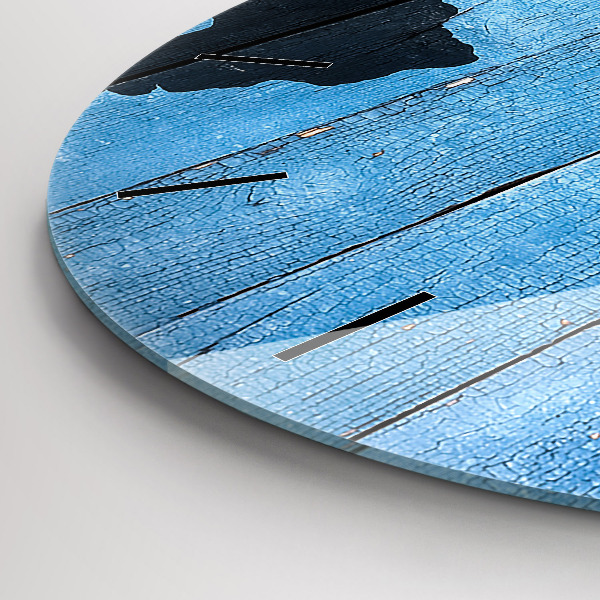 Orologio rotondo Mappa del mondo su tavole