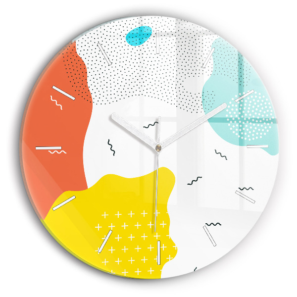 Orologio rotondo Astrazione POP