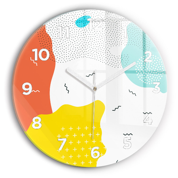 Orologio rotondo Astrazione POP