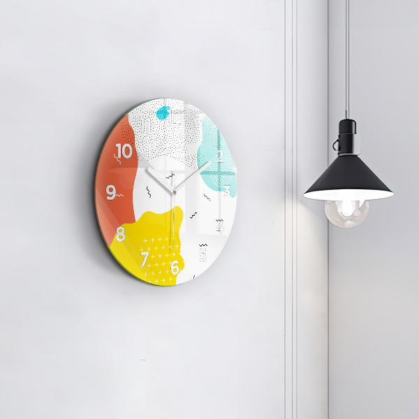 Orologio rotondo Astrazione POP