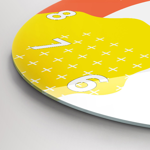 Orologio rotondo Astrazione POP