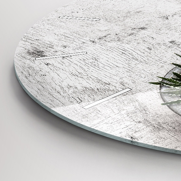 Orologio rotondo Piante ornamentali