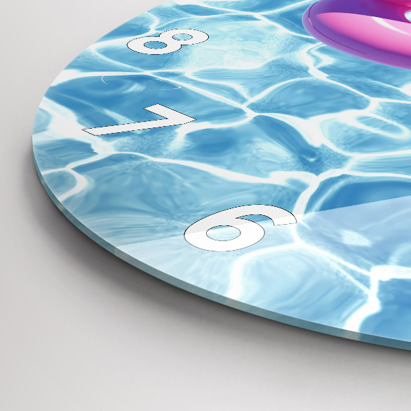 Orologio rotondo Gonfiabili fenicotteri