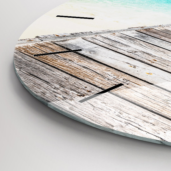 Orologio rotondo Isola tropicale