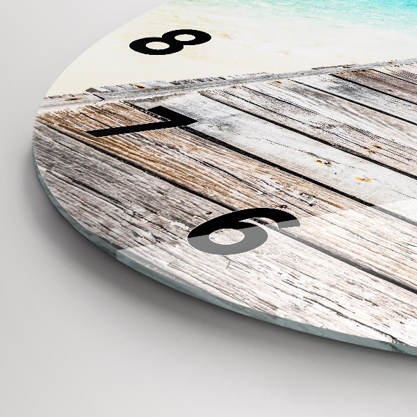 Orologio rotondo Isola tropicale