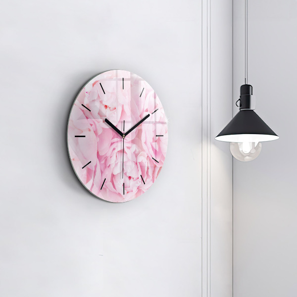 Orologio rotondo Fiori che sbocciano