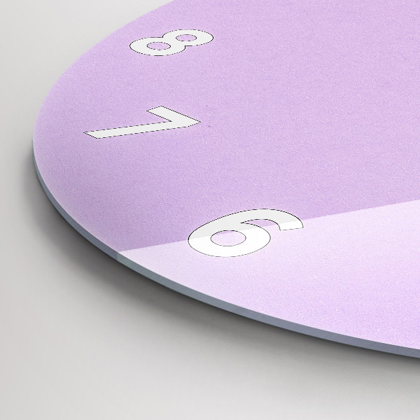 Orologio rotondo Motivo pastello