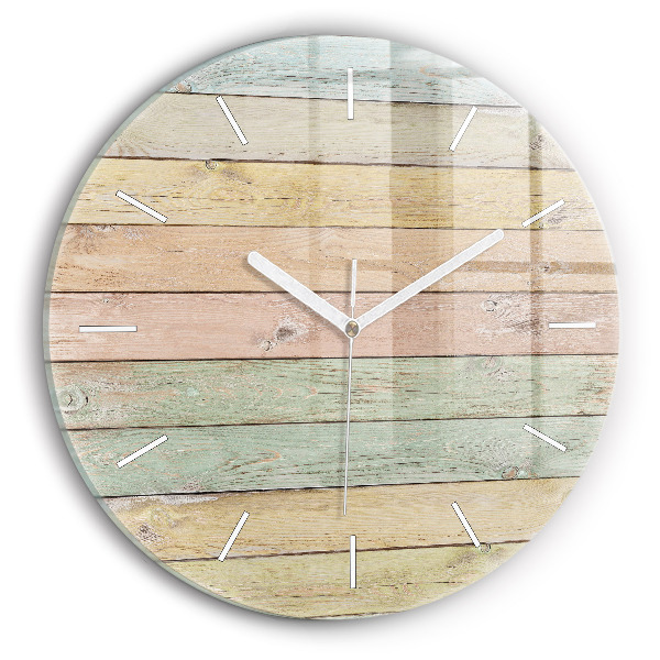 Orologio rotondo Tavole colorate