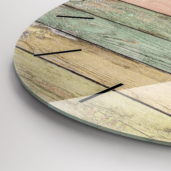 Orologio rotondo Tavole colorate