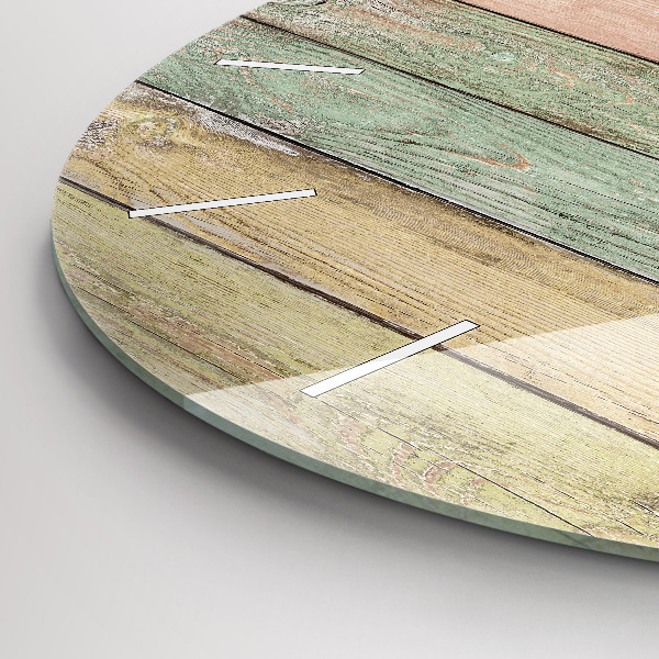 Orologio rotondo Tavole colorate