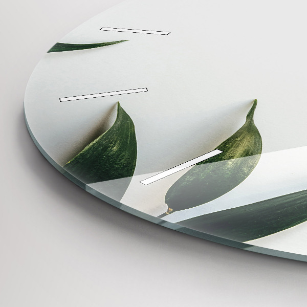 Orologio rotondo Cornice fogliare