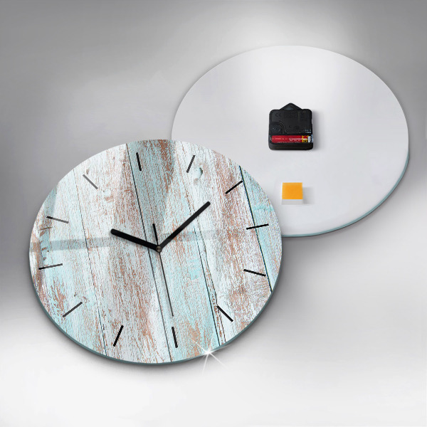 Orologio rotondo Legno pastello