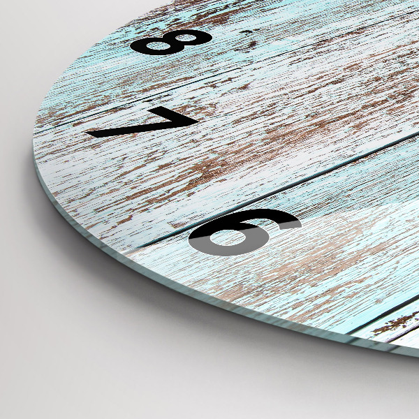 Orologio rotondo Legno pastello