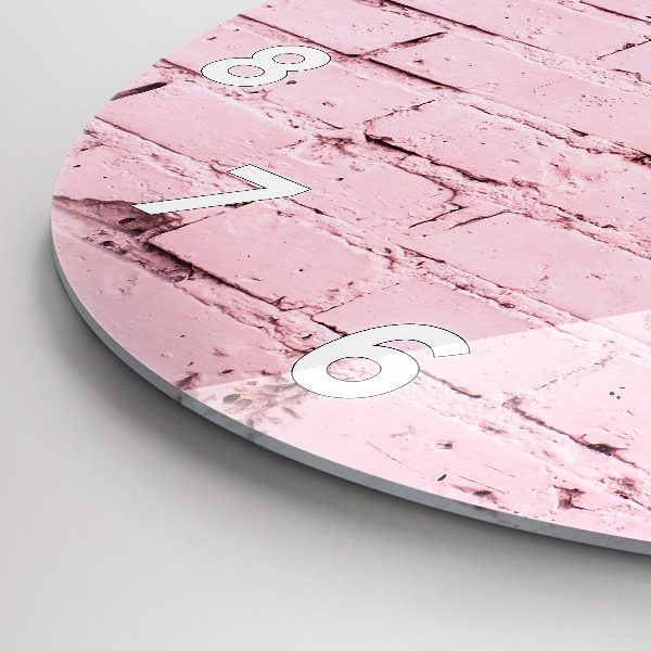 Orologio rotondo Muro di mattoni