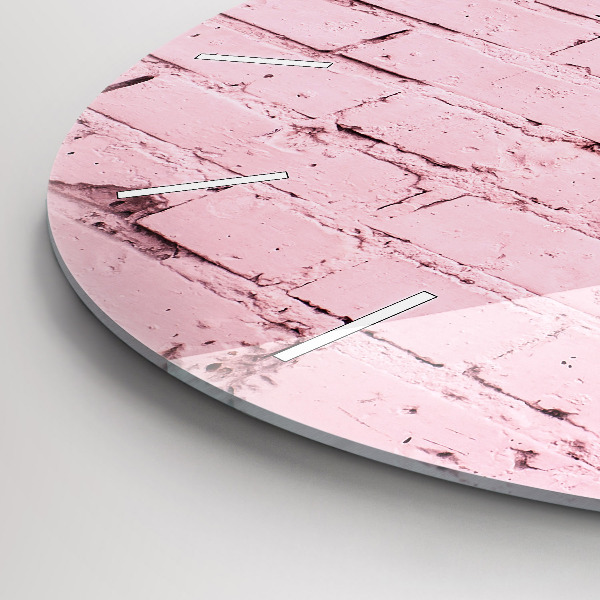 Orologio rotondo Muro di mattoni