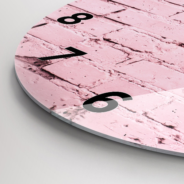 Orologio rotondo Muro di mattoni