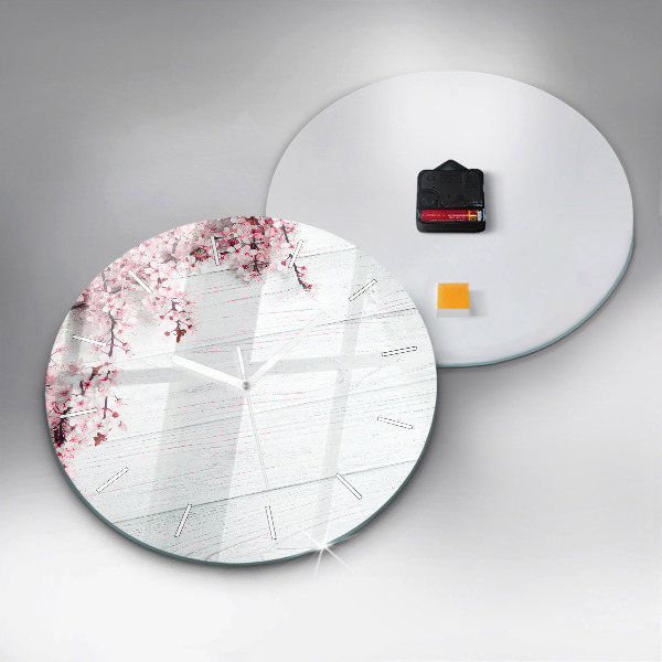 Orologio rotondo Fiori primaverili