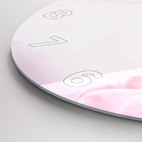 Orologio rotondo Fiori che sbocciano