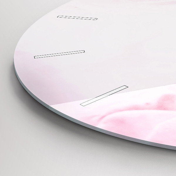 Orologio rotondo Fiori che sbocciano