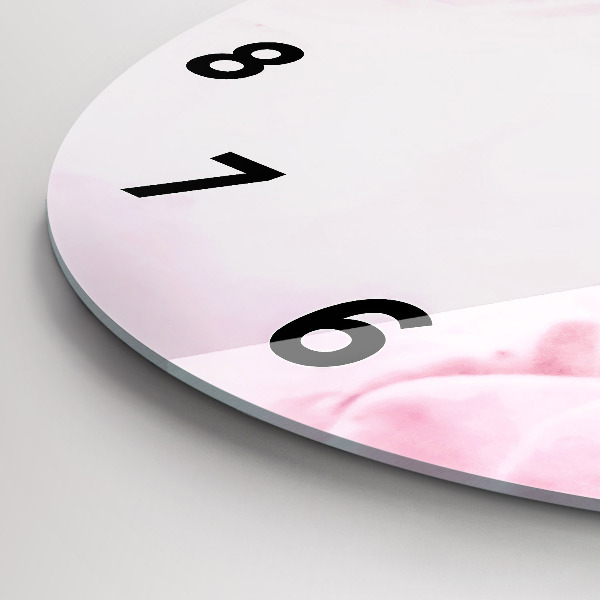 Orologio rotondo Fiori che sbocciano