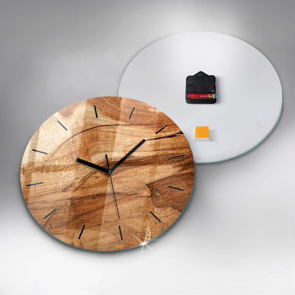 Orologio rotondo Struttura del legno