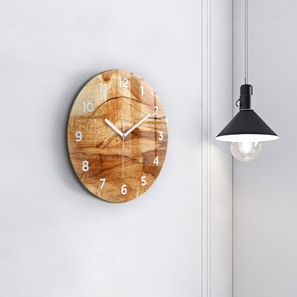 Orologio rotondo Struttura del legno