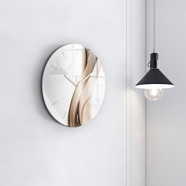 Orologio rotondo Linea di astrazione