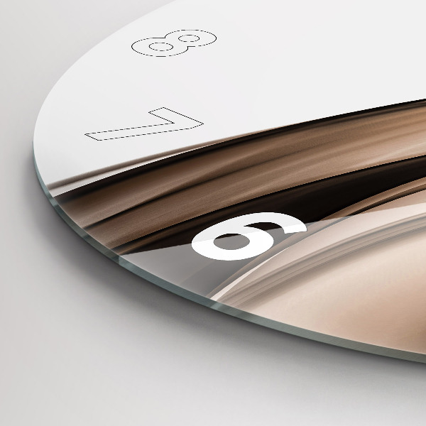 Orologio rotondo Linea di astrazione