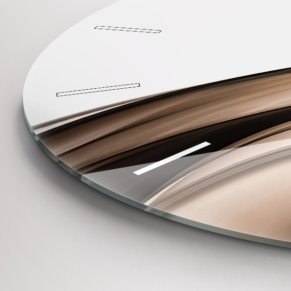 Orologio rotondo Linea di astrazione