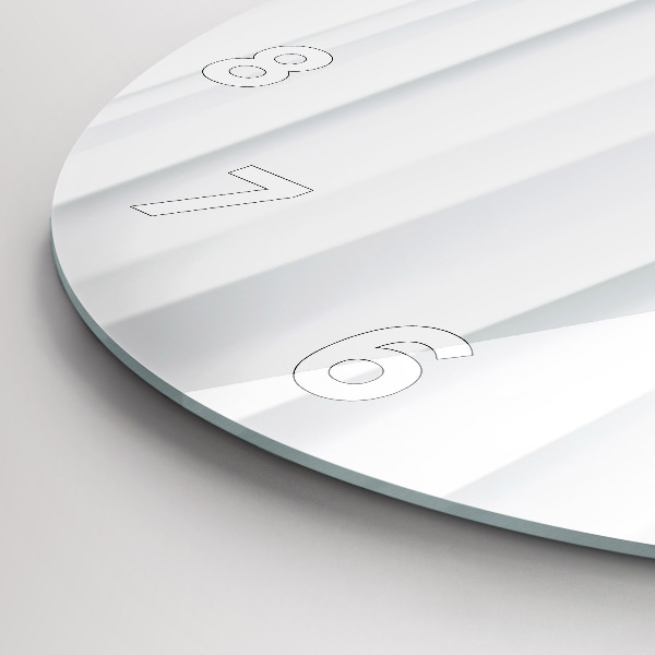 Orologio rotondo Trama delle onde