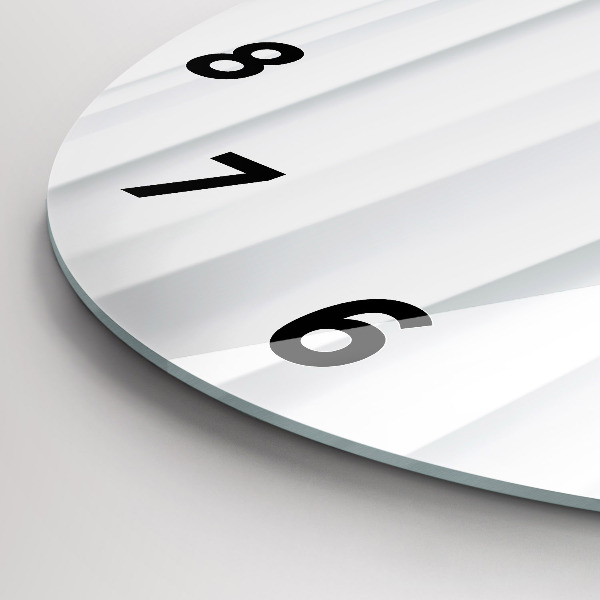 Orologio rotondo Trama delle onde