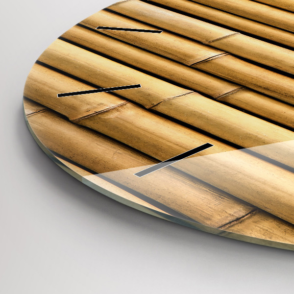 Orologio rotondo Bastoncini di bambù