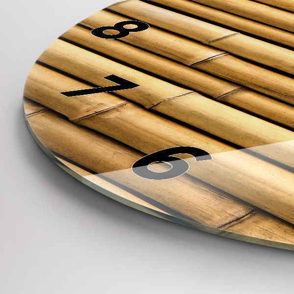 Orologio rotondo Bastoncini di bambù