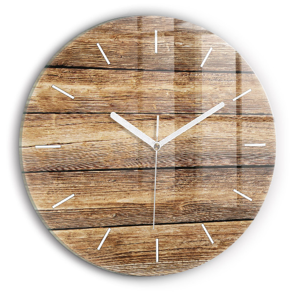 Orologio rotondo Tavole di legno