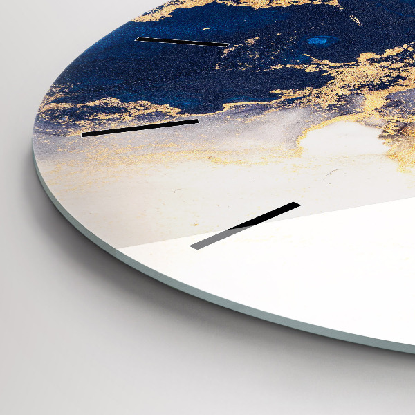 Orologio rotondo in vetro Modello in marmo