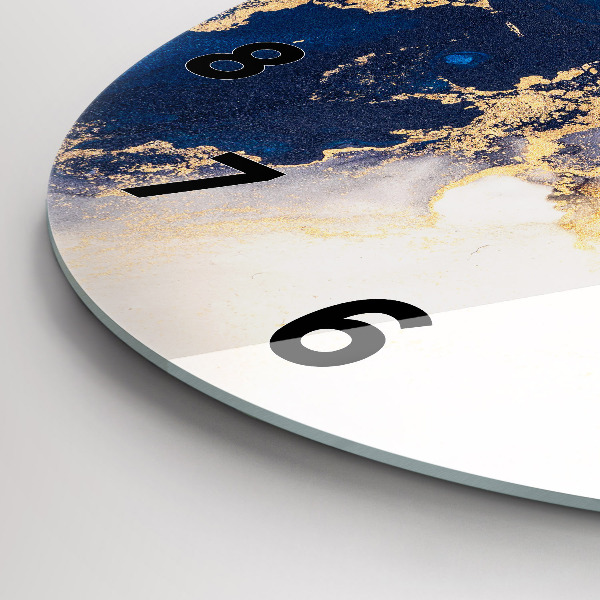 Orologio rotondo in vetro Modello in marmo