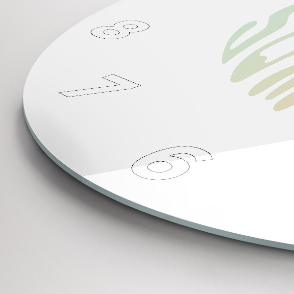 Orologio rotondo in vetro Ciao Estate!