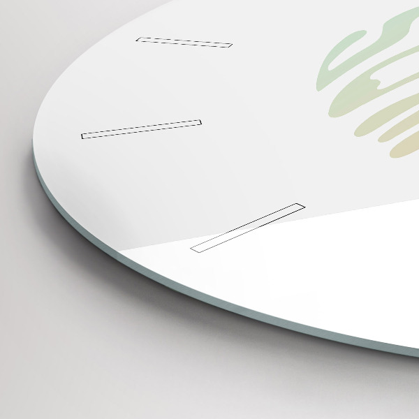 Orologio rotondo in vetro Ciao Estate!