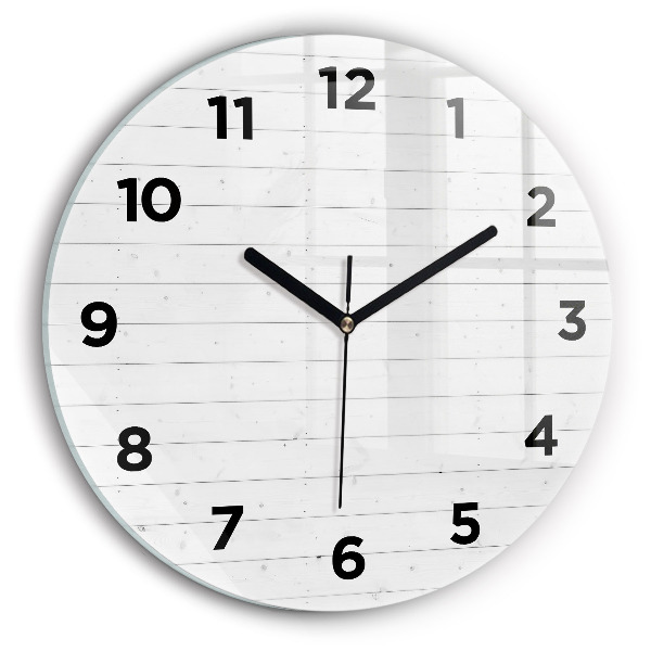 Orologio rotondo Modello pannelli in legno