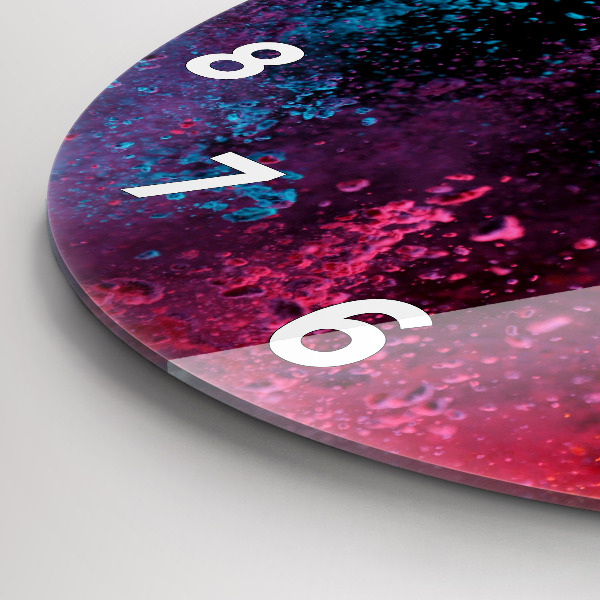 Orologio rotondo Esplosione di colori