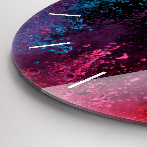 Orologio rotondo Esplosione di colori