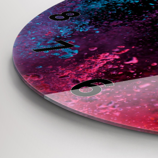 Orologio rotondo Esplosione di colori