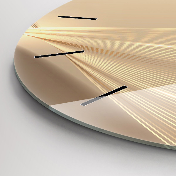 Orologio rotondo Luce astratta