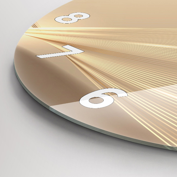 Orologio rotondo Luce astratta