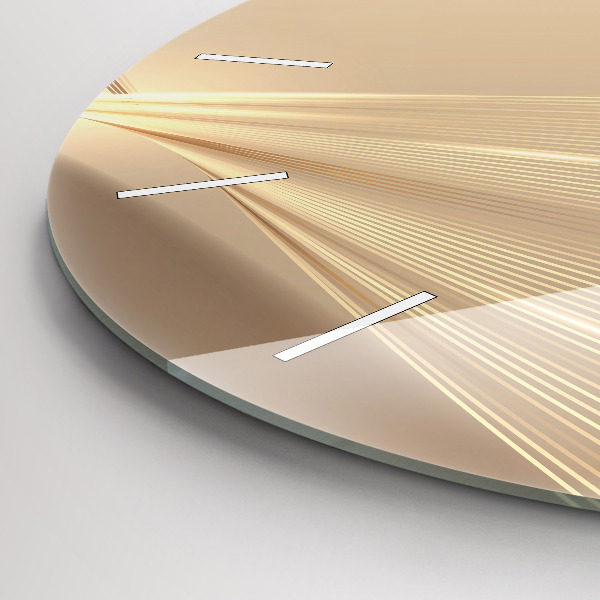 Orologio rotondo Luce astratta