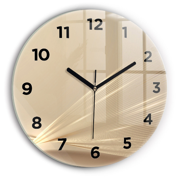 Orologio rotondo Luce astratta