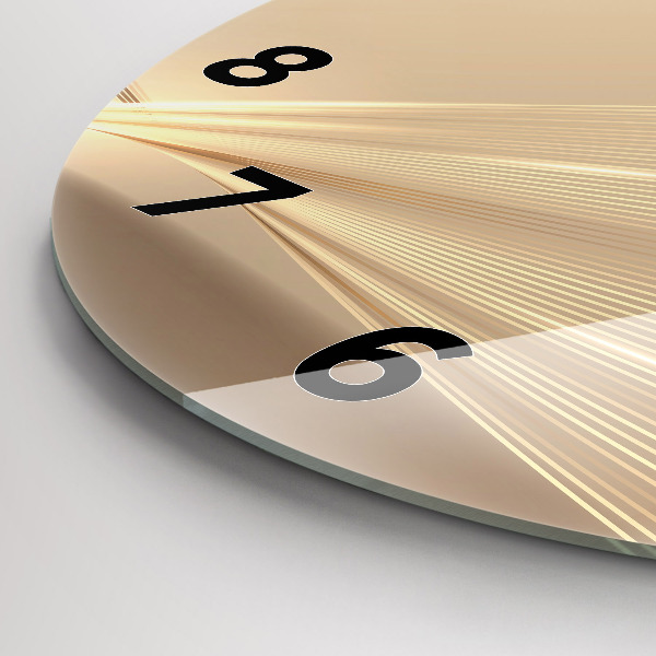 Orologio rotondo Luce astratta