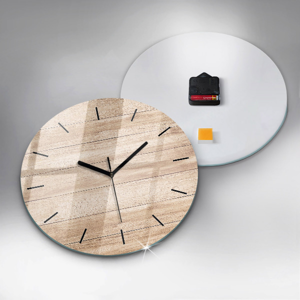 Orologio rotondo Struttura in legno