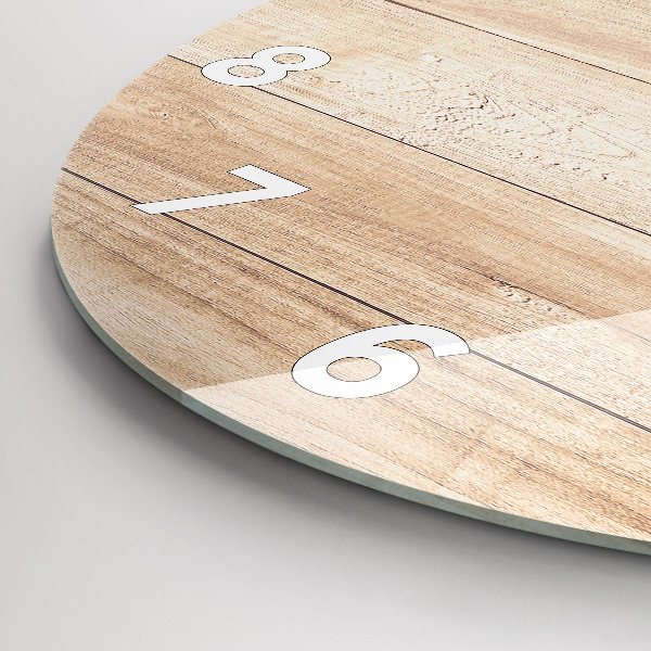 Orologio rotondo Struttura in legno
